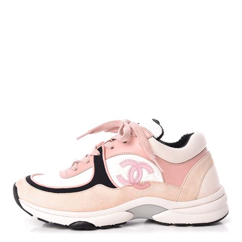 pink chanel sneakers